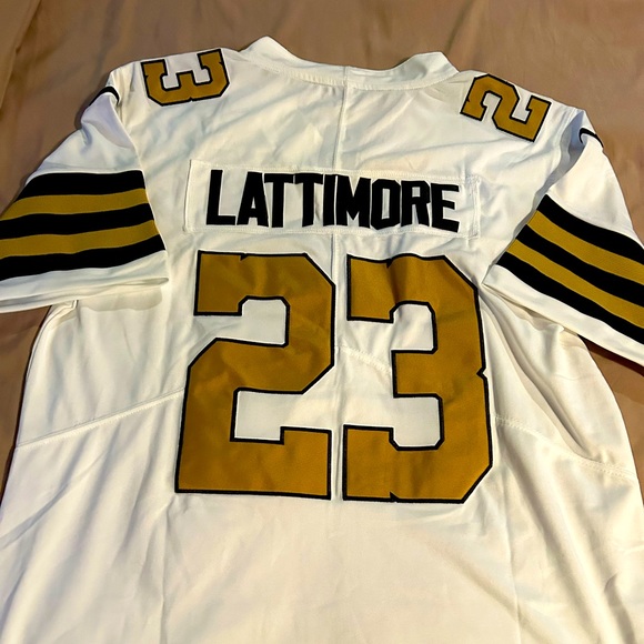 Nike Other - New Orleans Saints Lattimore jersey with Tom Benson memorial patch.
